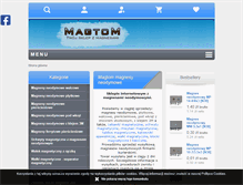 Tablet Screenshot of magnesywawa.pl